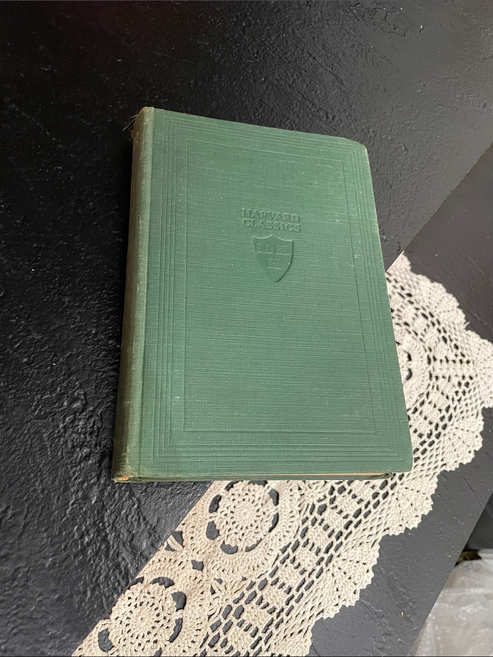 Harvard Classics Green Hardcover Book Collier